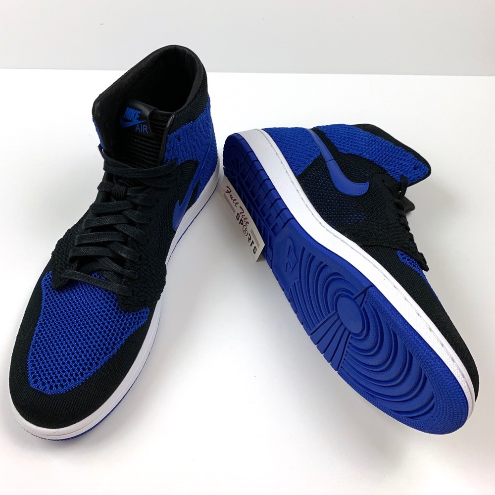 Jordan 1 Flyknit Royal Blue 919704-006 Sz 11 - Picture 3 of 4